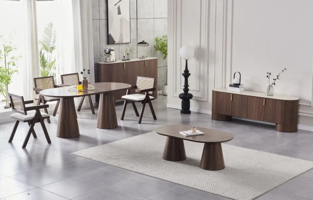 Table à manger Iconic bois noyer 180cm