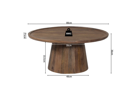 Table basse July bois de manguier