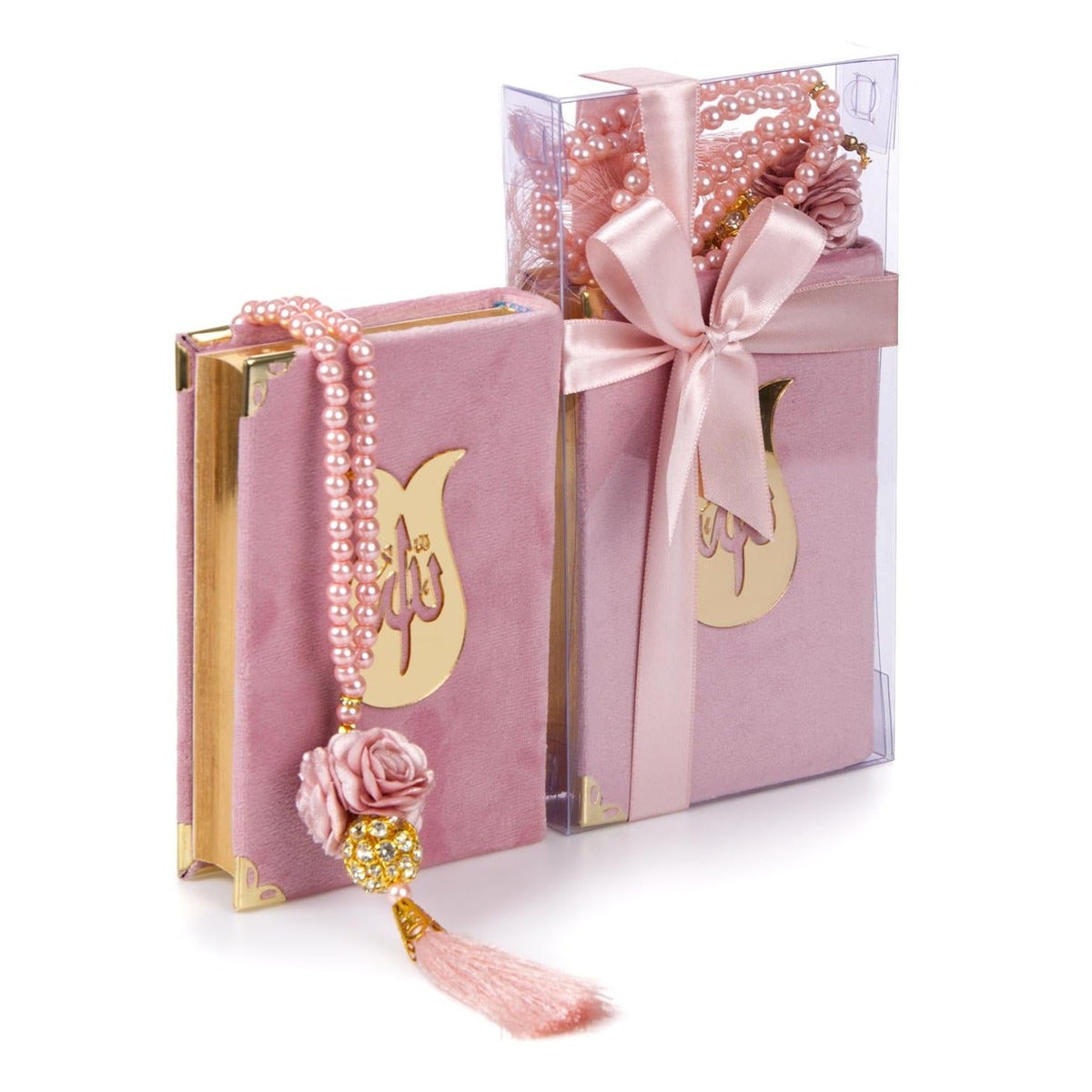 Coffret Karim velours rose