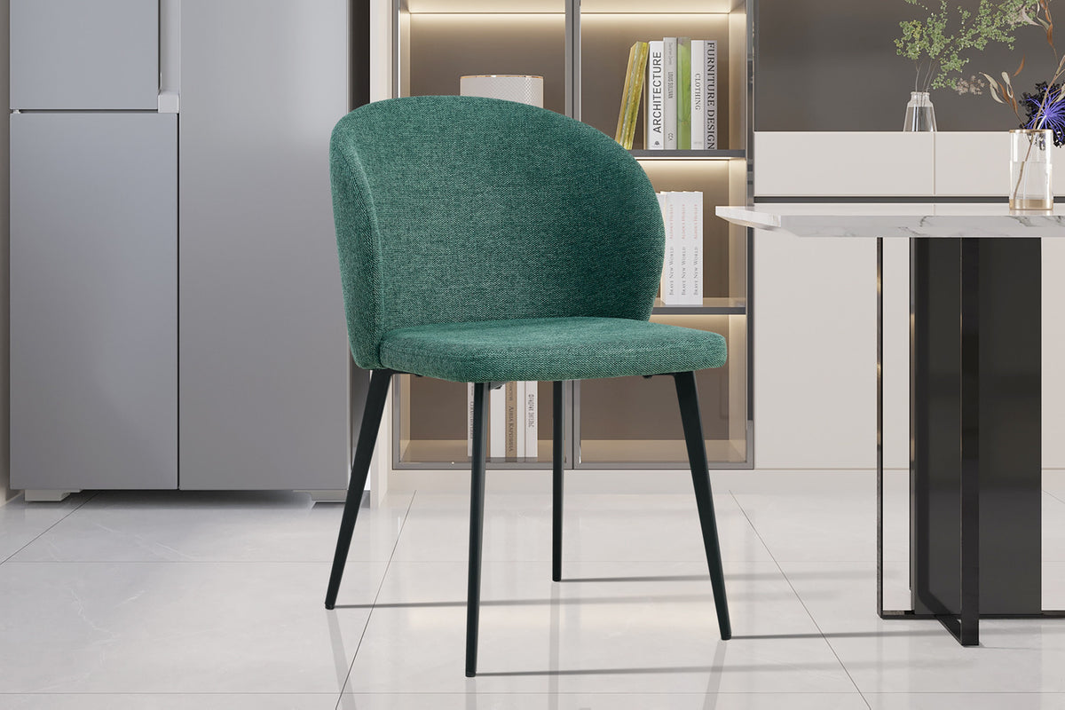 Lot de Chaises Toledo tissu Vert