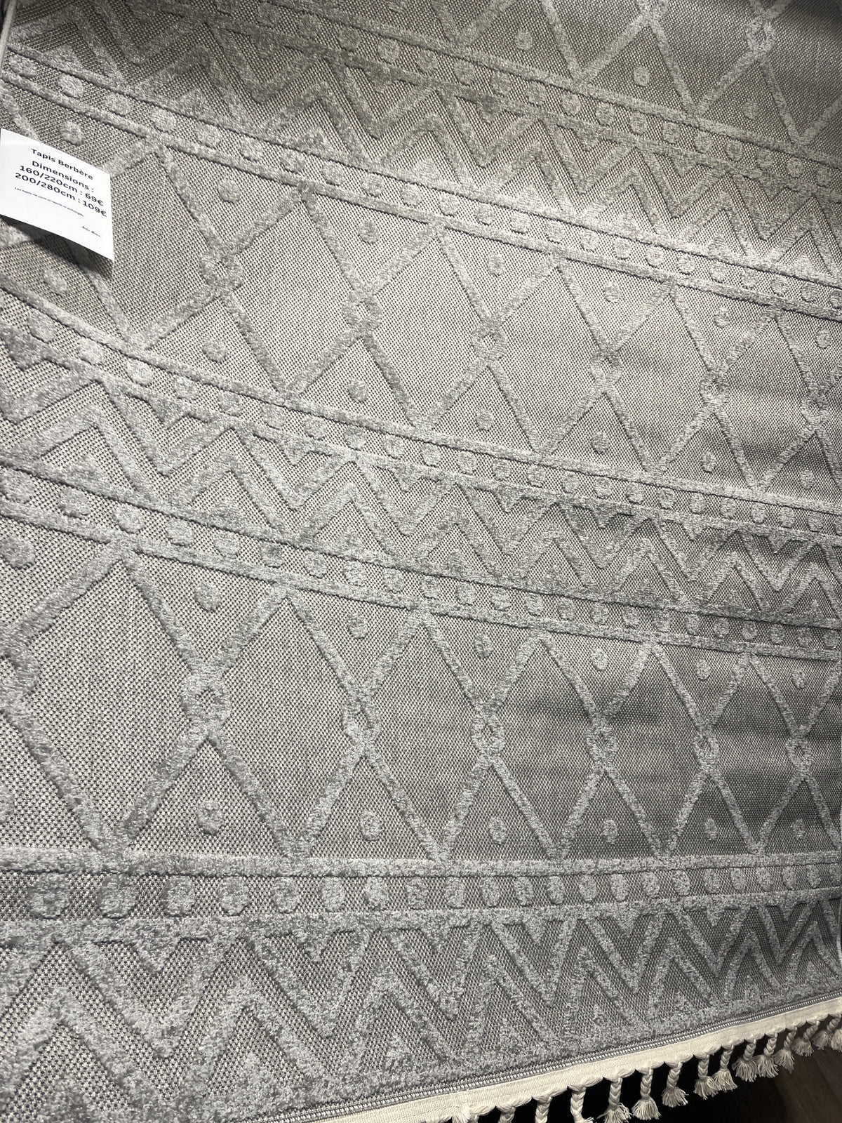 Tapis Berbere 53326 296 GREY