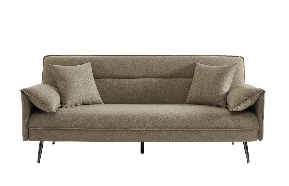 Canapé-Lit Uppsala Tissu Beige clic-clac