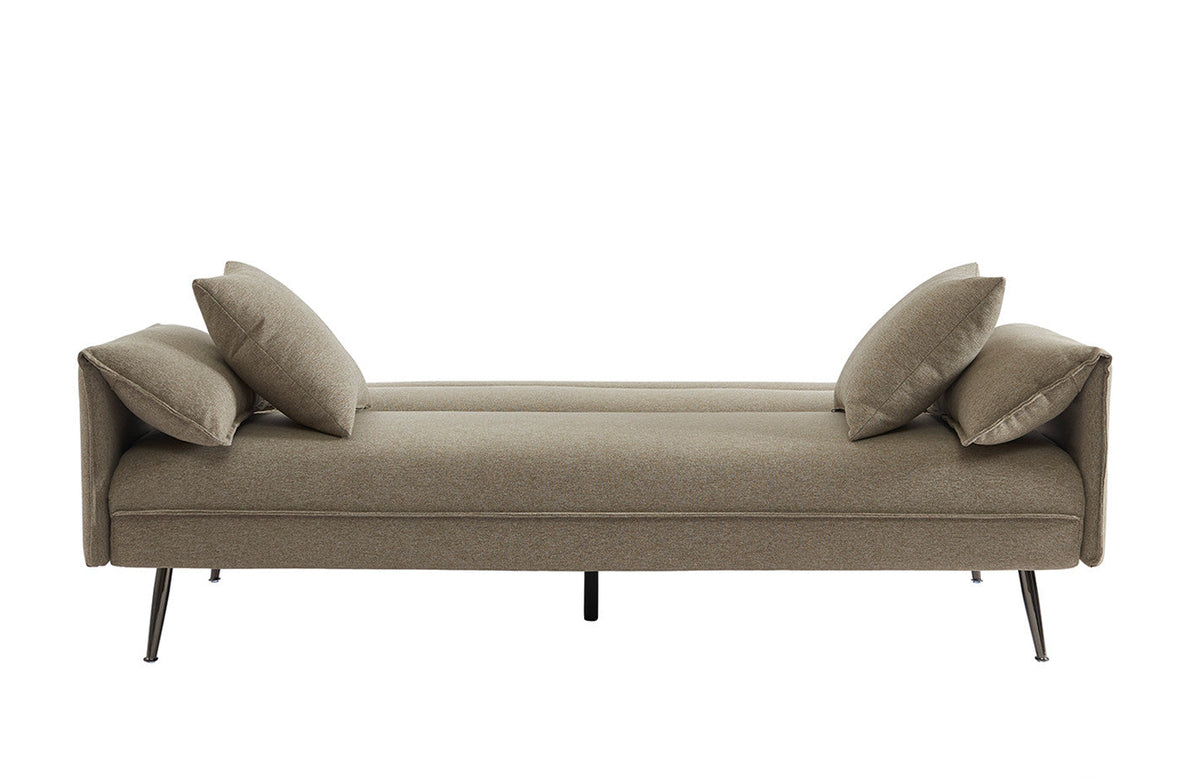 Canapé-Lit Uppsala Tissu Beige clic-clac