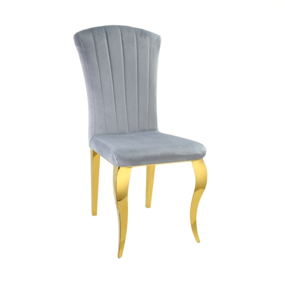 Chaise Nansouty – Style Louis, structure Or | ARBA Home