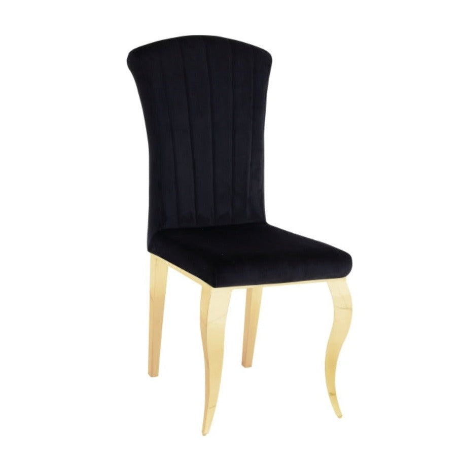 Chaise Nansouty – Style Louis, structure Or | ARBA Home