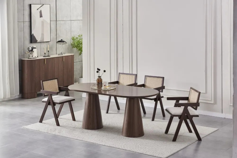 Table à manger Iconic bois noyer 180cm