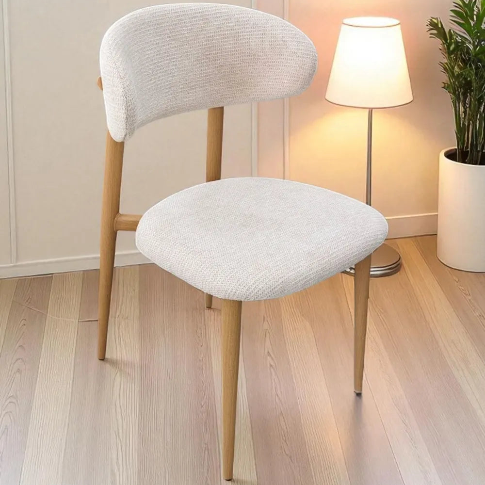 Lot de Chaises Bohème effet bois chêne