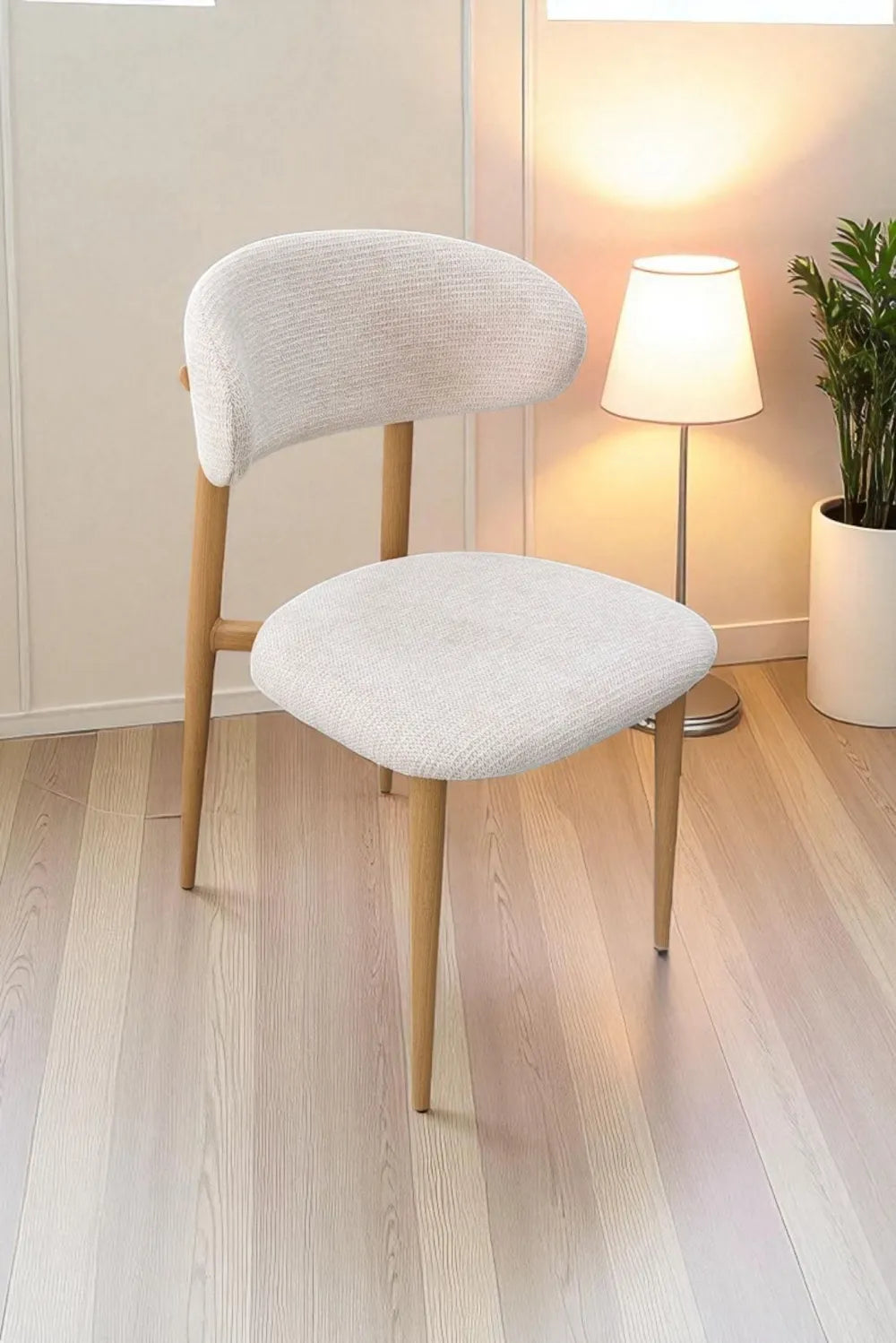 Lot de Chaises Bohème effet bois chêne