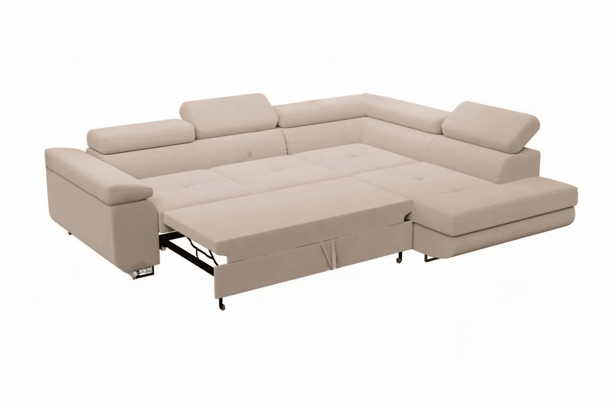 Canapé d'angle Toulouse convertible Beige