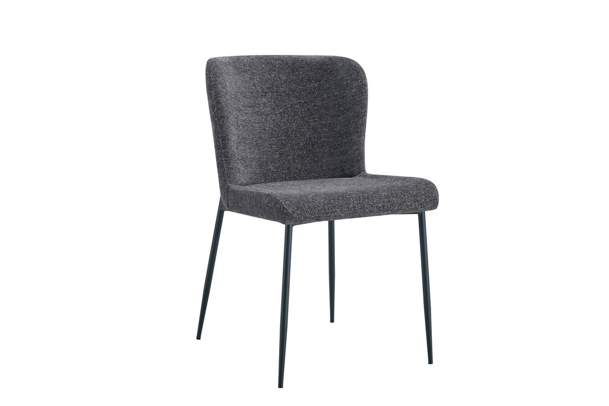Lot de Chaises Lisa Tissu Marbella Gris foncé