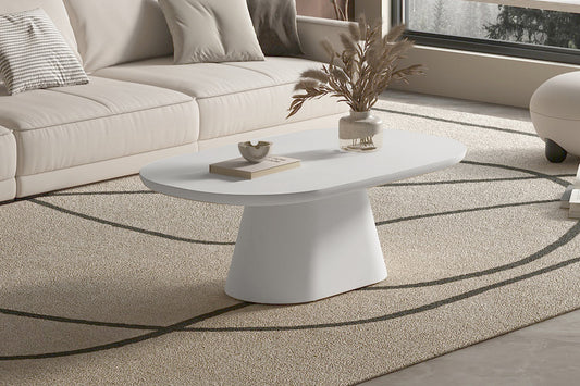 Table basse  Tavira 120 cm ovale Ecru