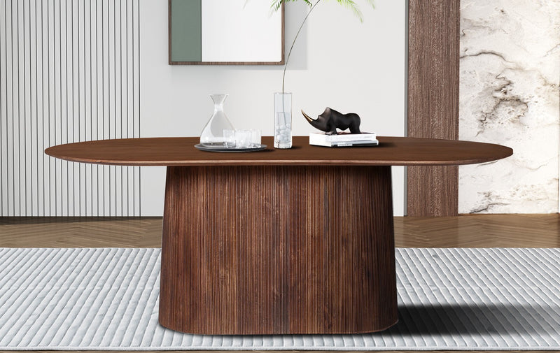 Table à manger en bois de manguier – Collection Vallsta – 200 x 100 cm