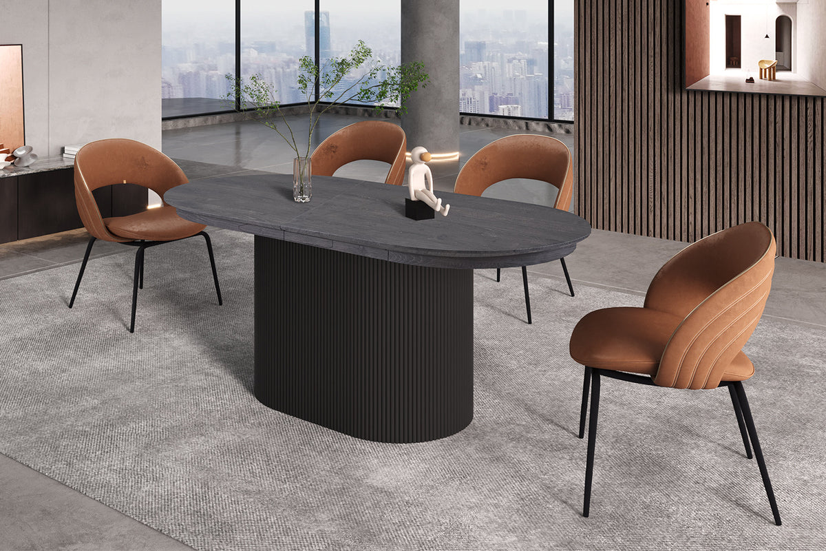 Table extensible Lagos Noir