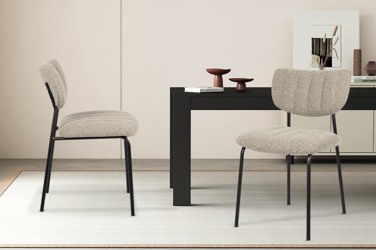 Lot de Chaises Antura Tissu Ote Beige