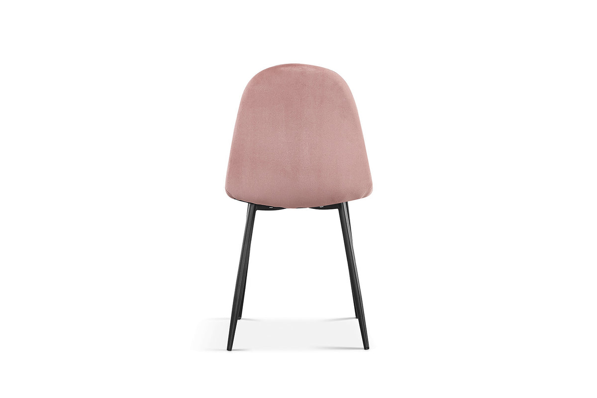 Chaise Boy Velours Rose