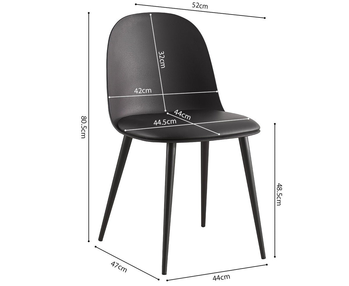 Chaise Jasmin Noir