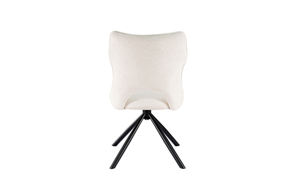 Chaise Mori Pivotant Tissu Ote Beige