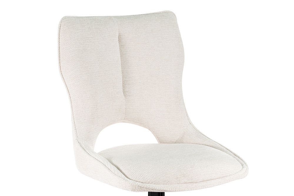 Chaise Mori Pivotant Tissu Ote Beige
