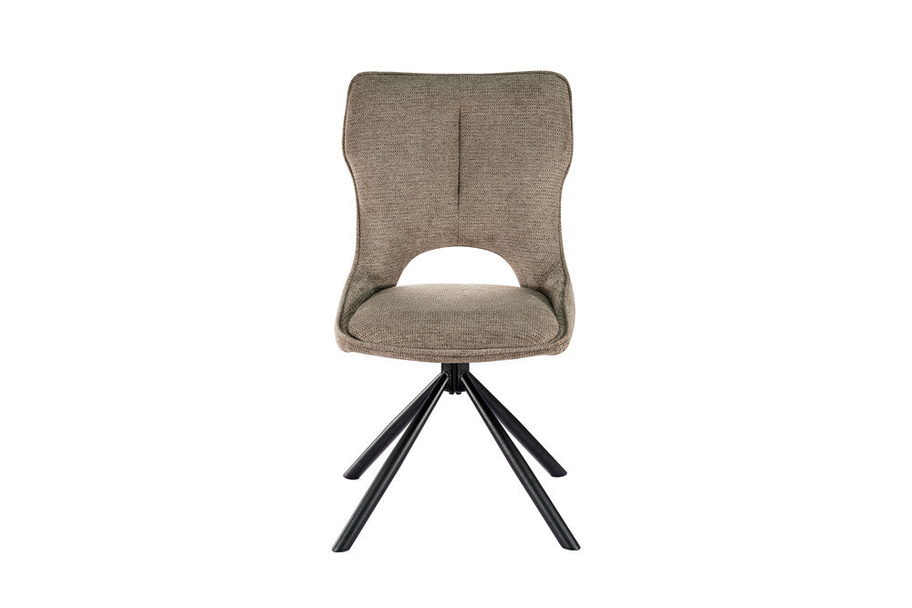 Chaise Mori Pivotant Tissu Ote Poivre
