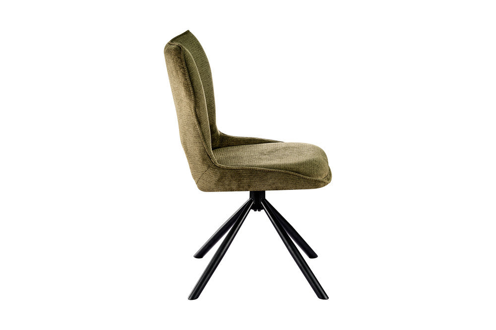 Chaise Mori Pivotant Tissu Ote Vert