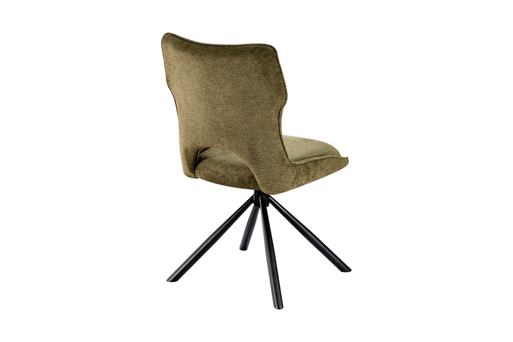 Chaise Mori Pivotant Tissu Ote Vert