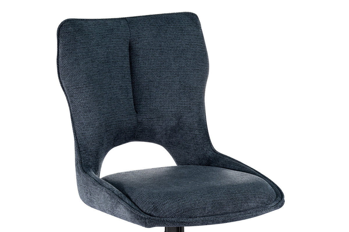 Chaise Mori Pivotant Tissu Ote Bleu