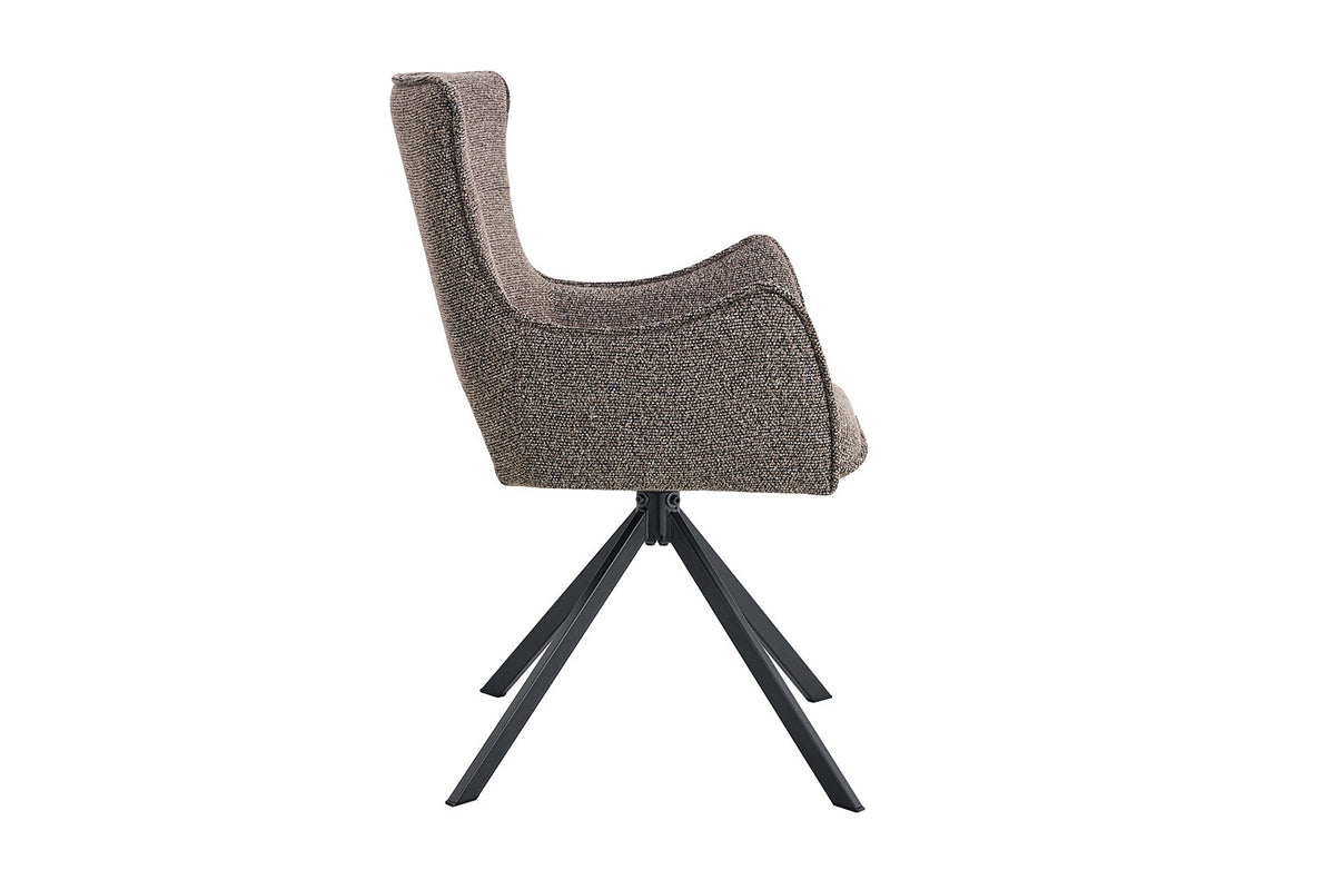 Chaise Billy Pivotant Tissu Ote Sable