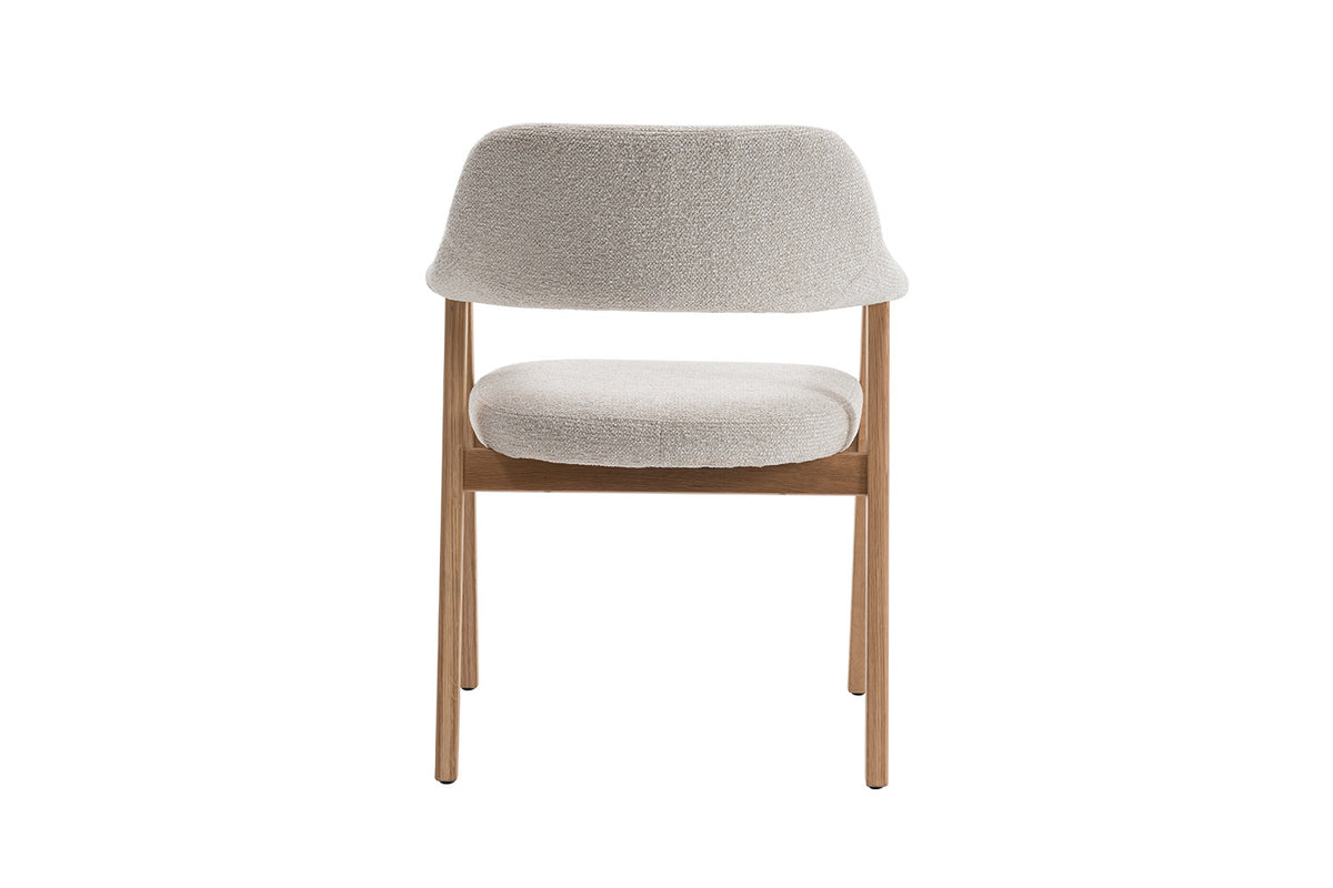 Chaise Coralie Chêne massive Beige
