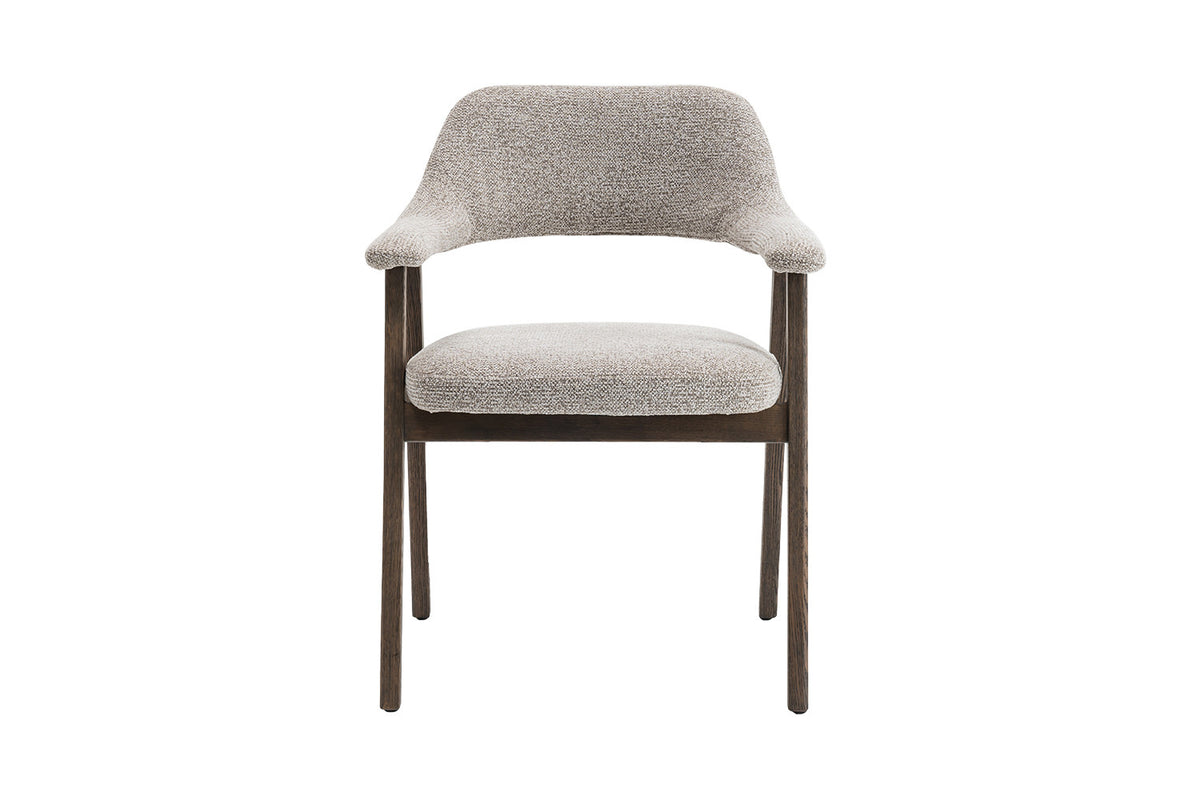 Chaise Coralie Chêne massive foncé Sable