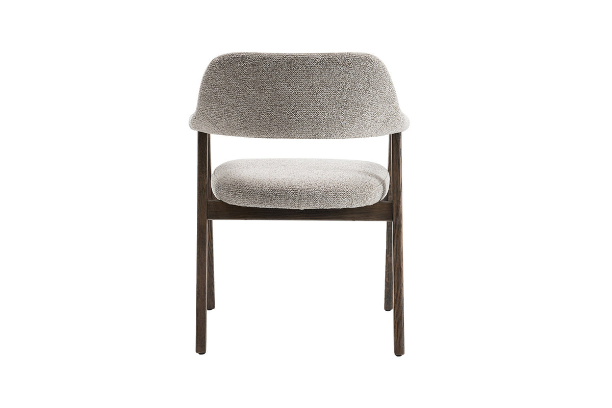 Chaise Coralie Chêne massive foncé Sable