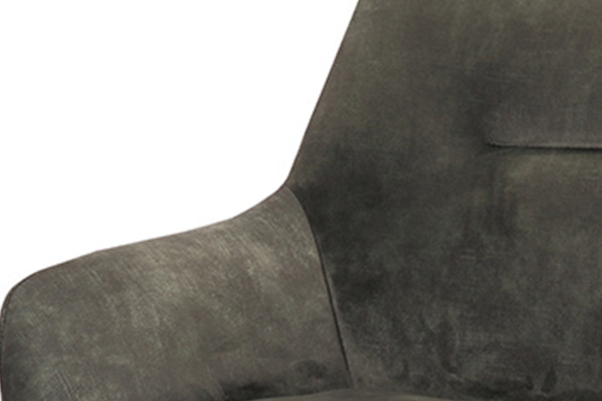 Chaise Modest Pivotant Velours Vert