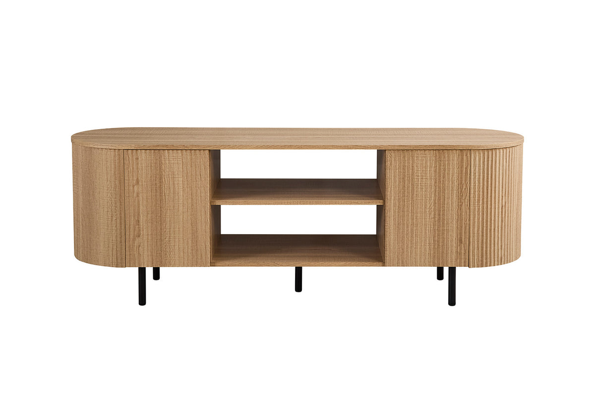 Meuble TV Lagos 160 cm Décor Chêne Naturel