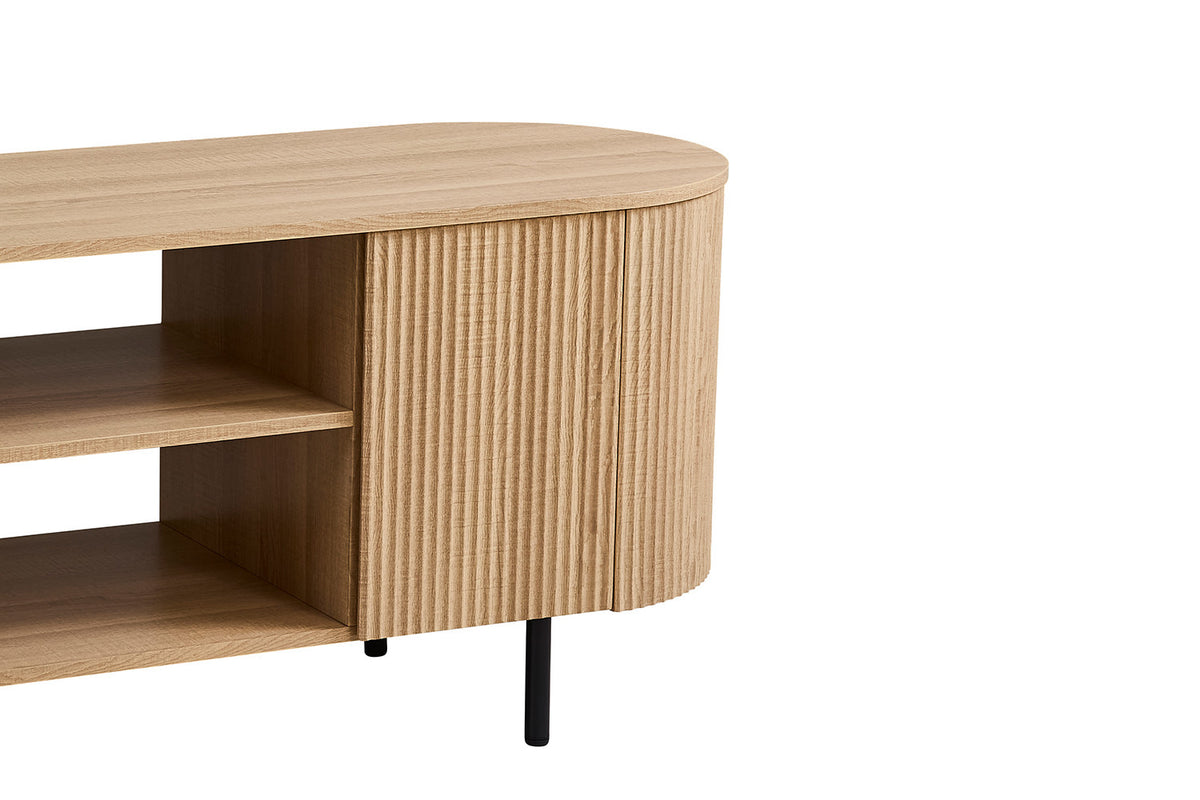 Meuble TV Lagos 160 cm Décor Chêne Naturel