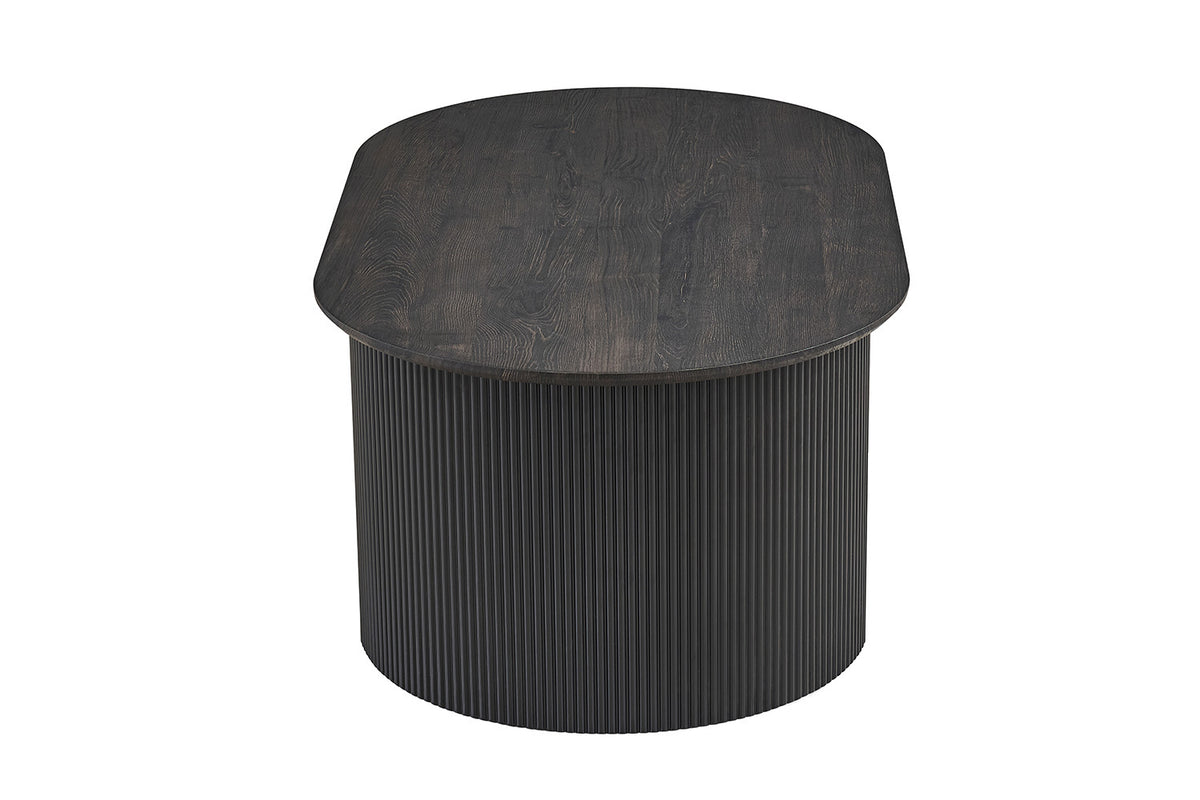 Table basse Lagos 120 cm Plateau relevable Décor Brun foncé