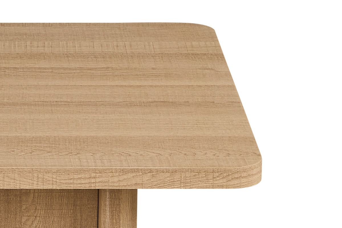 Table basse Arallo effet chêne naturel