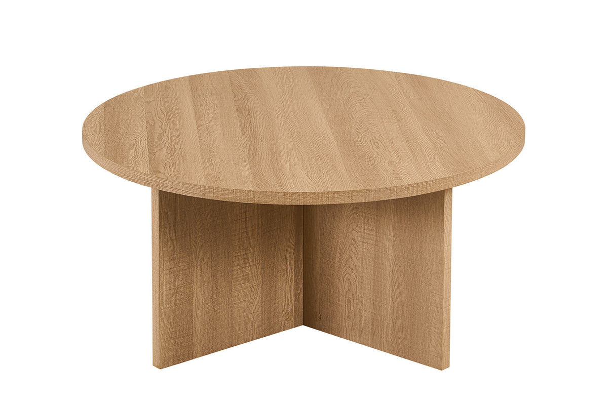 Table basse Drasir Ronde Chêne naturel