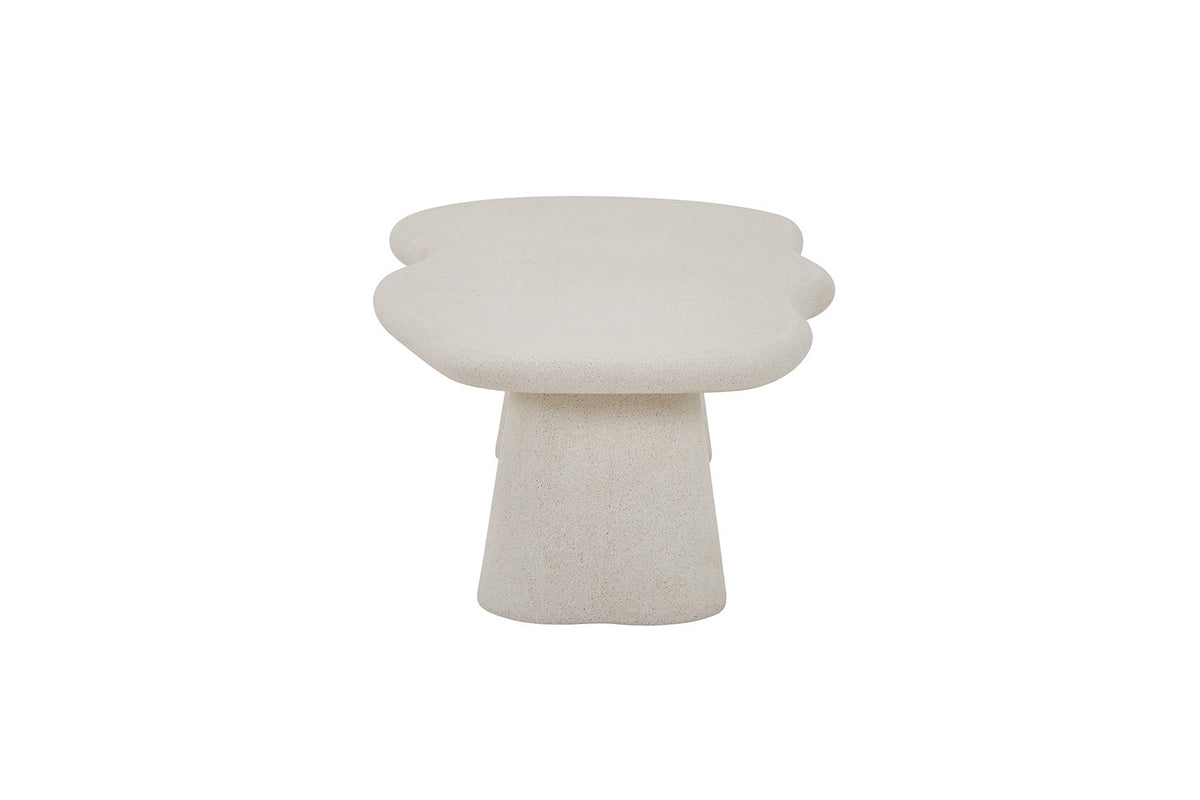 Table basse Faro effet Ciment 130cm Organique