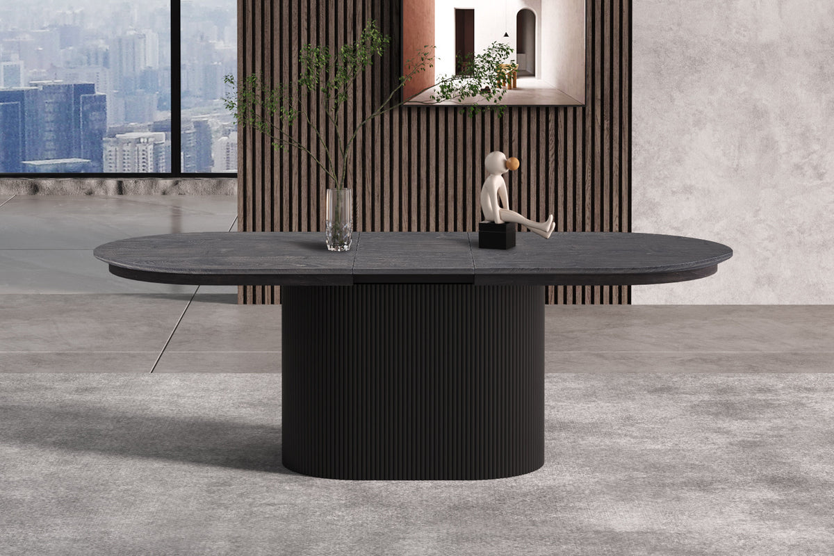 Table extensible Lagos Noir