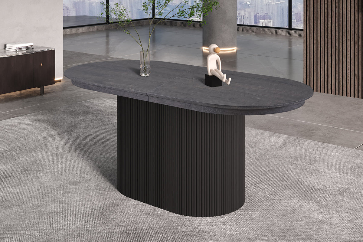 Table extensible Lagos Noir