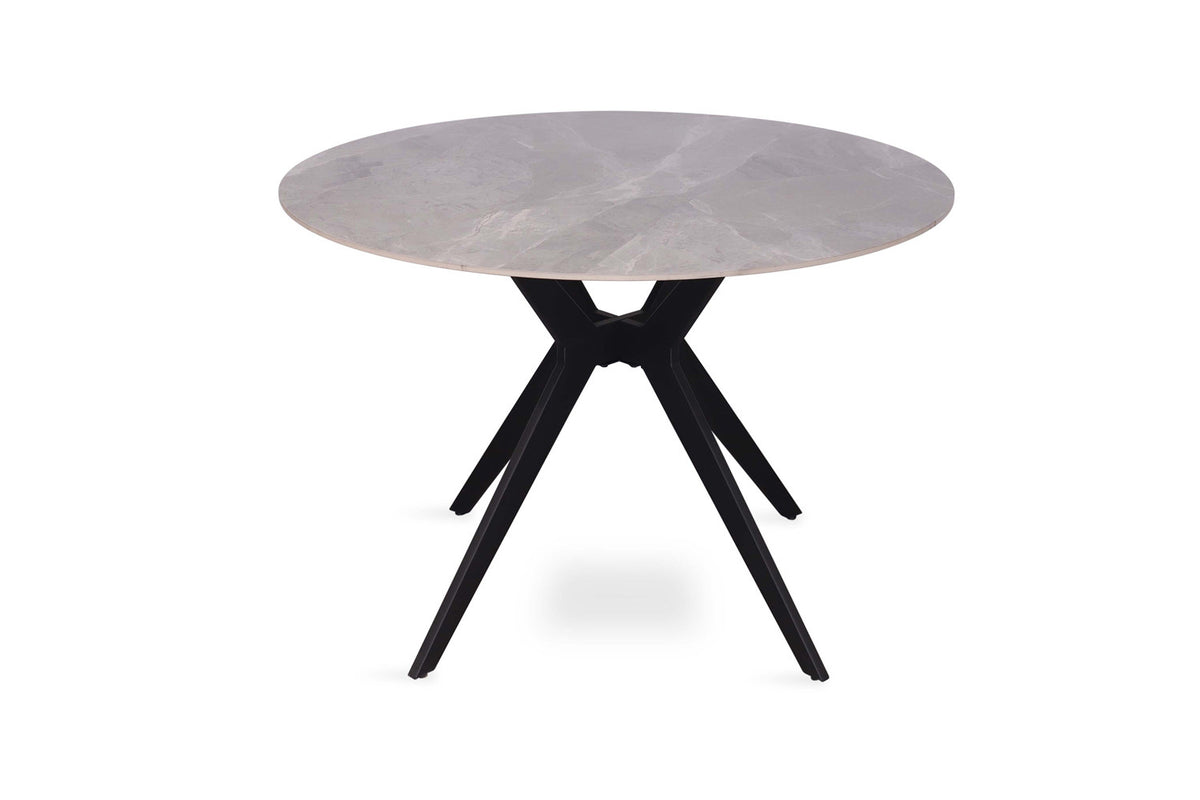 Table à manger ronde Apollo Revetement en Pierre 110 cm