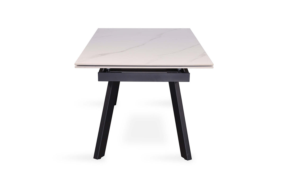 Table à manger extensible Hera Pierre Blanc
