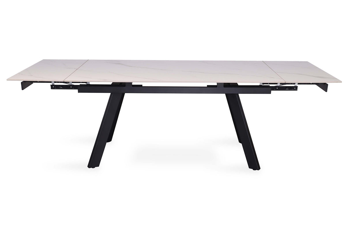 Table à manger extensible Hera Pierre Blanc