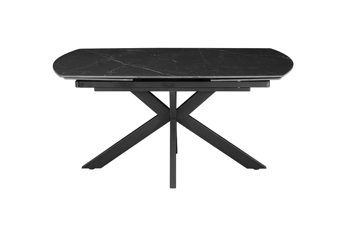 Table à manger extensible Ares Noir