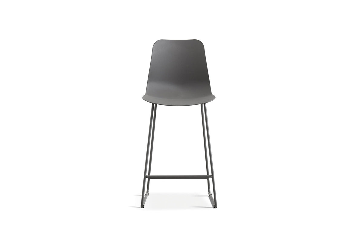 Chaise de comptoir Marie Gris