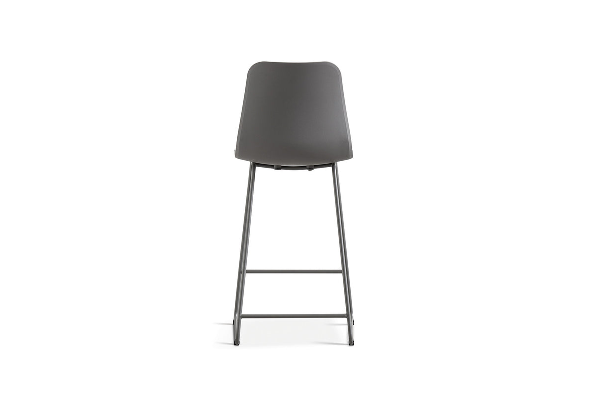 Chaise de comptoir Marie Gris
