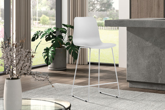 Chaise de comptoir Marie Blanc