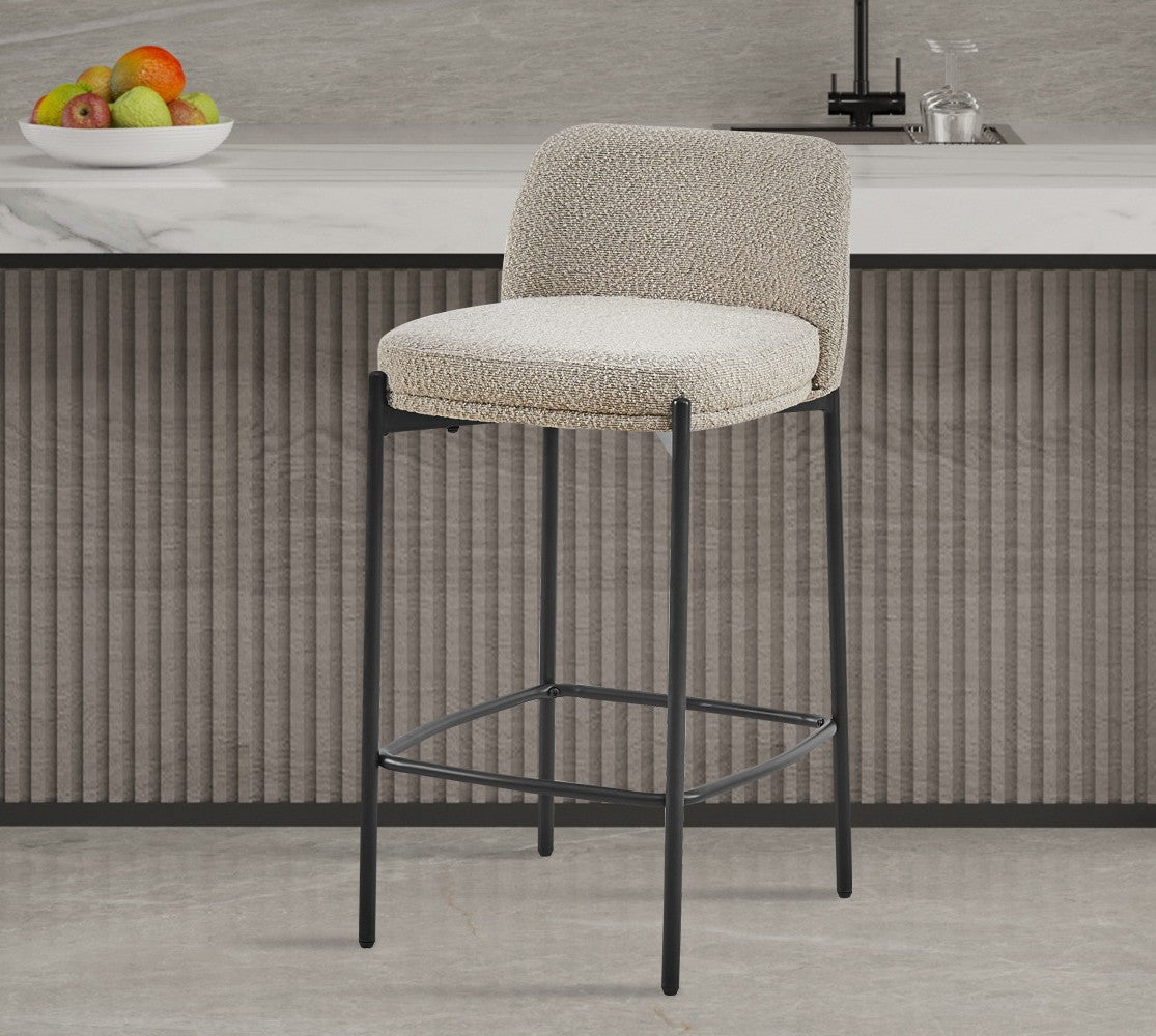 Chaise de comptoir Ella Sable