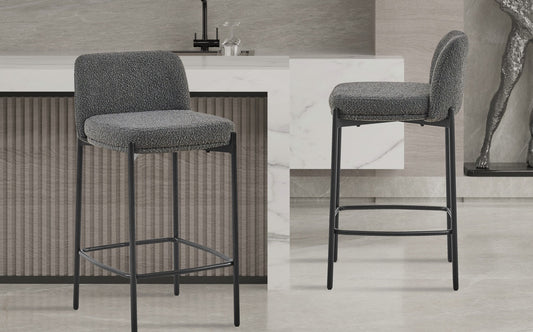 Chaise de comptoir Ella Gris