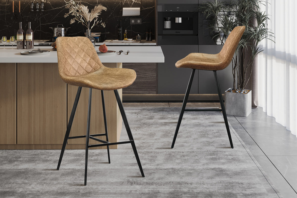 Tabouret de bar Palmas Camel