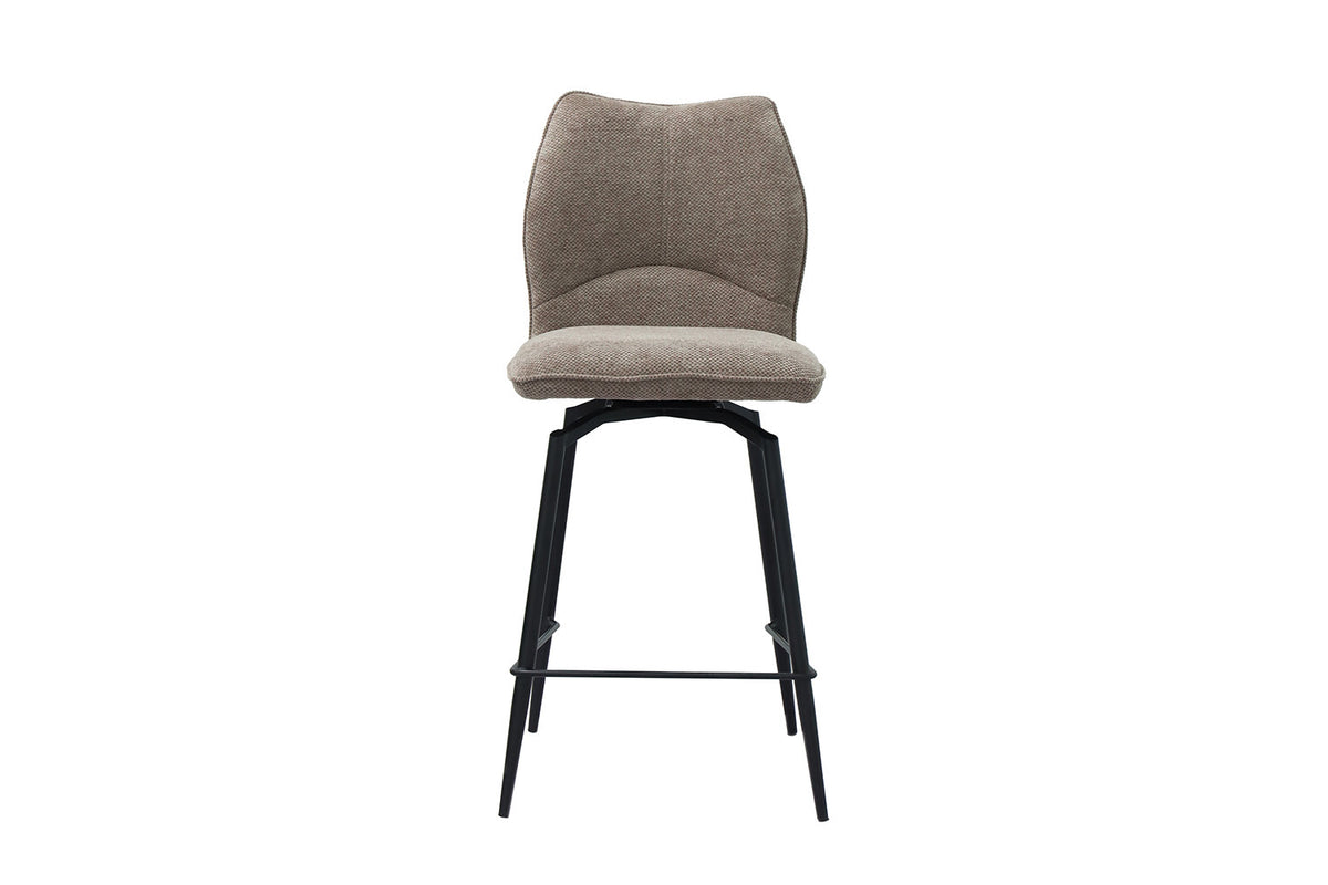 Chaise de comptoir Lara Pivotant Sable